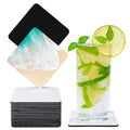 Sublimation Blank Car Coasters White Round Rubber Cup Mat Pad Custom Logo  DIY Crafts Sublimation Heat Transfer Press Printing
