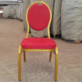 Hot Ssles Cheap Durable Modern Foshan Banquet Chair Iron and Leather Hotel Furniture