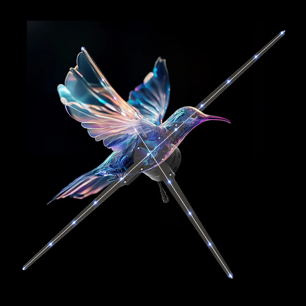 Unique Installation Qualifications for 100CM 3D Hologram Fan Projector Suitable for Attractions Aimed at Public Engagement