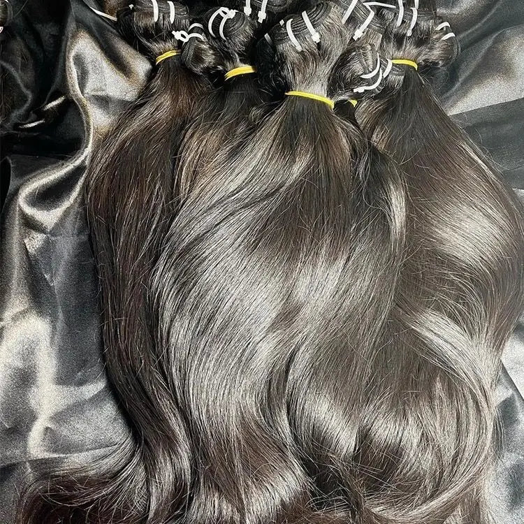 Double Weft Raw HairRaw Vietnamese Super Double Drawn Straight Human Hair BundleSuper Double Drawn Vietnamese Virgin Hair