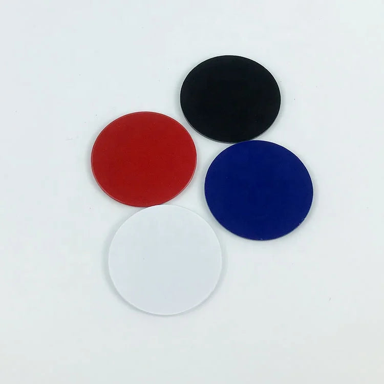 30mm Blank Black Iron Magnetic Golf Ball Marker Eco-Friendly Durable Coins for Laser Engraving