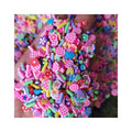 Love Heart Polymer Clay Flower Slices Balls Valentine's Day Clay Sprinkles for DIY Crafts Tiny Slimes Filler Cell Phone Case