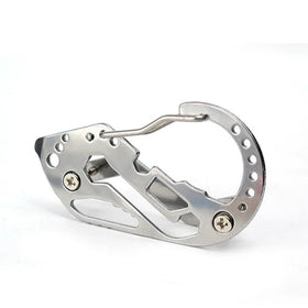 Carabiner Mini Durable Key Holder Clasp Keychain Mountaineering Tactical Survival Equipment Climbing Accessories Edc Gear