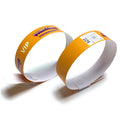 Promotional Vinyl Wristbands VIP Hand Band Plastic Bracelets Customized Hotel QR Code Waterproof Durable One Time Use