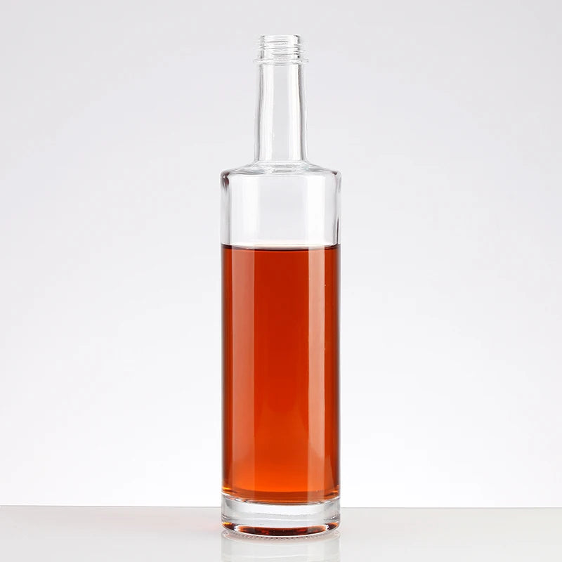 Frosted Spirits Glass Bottle and clear Vodka Liquor Liquor 500ml
