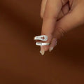 S925 Sterling Silver Cross Rings Religious Belief Faith Cross Zircon Ring for Women Men Gifts