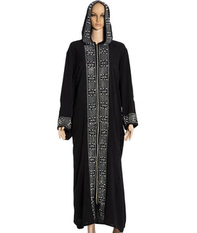 CCY Custom Cheap Muslim Rhinestone Abaya Dresses Clothing Arabic Dubai African Women Islamic Dress Abaya Designer