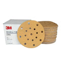 3M236U Dry Sandpaper 6\" 17-Hole Self-Adhesive Velvet Sandpaper with Medium Hardness