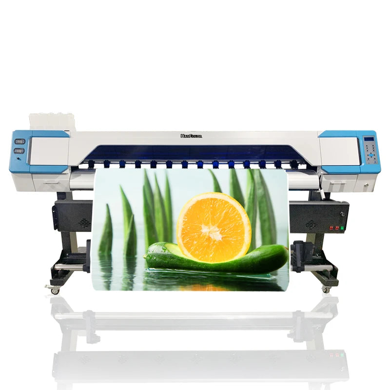 Commercial Advertising Printing Machine Eco Solvent Printer 6ft Inkjet Printer for Vehicle Wraps Light Box Cloth Tarpaulin