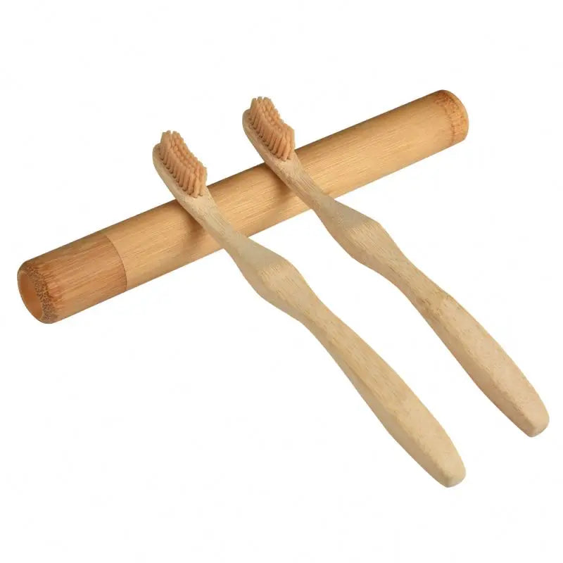 Ningbo Wholesale 100% Natural Biodegradable Organic Bamboo Toothbrush for Hotels Environmentally Friendly Disposable