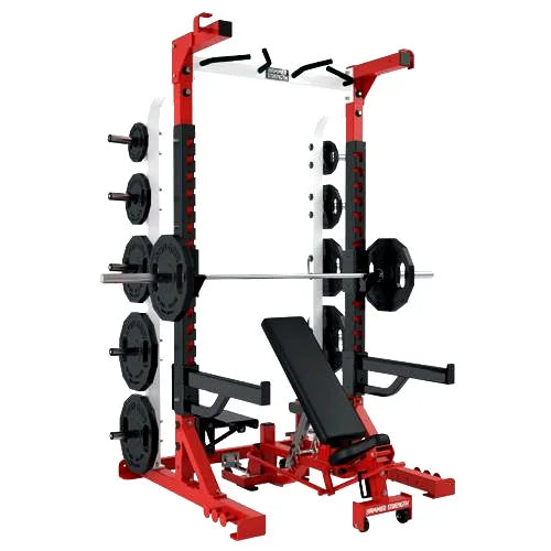 Wholesale Price Commercial Fitness Bodybuilding Machine Half Rack Home Gym Equipment Squat Rack for Training