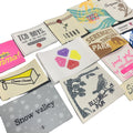 Manufacturer Garment Accessories Clothing Satin Tag Custom Clothes Woven Labels With Brand Logo Printed Clothing Label