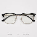 Brand Design Fashion Women's Glasses Frame TR90+Metal Half Frame Prescription Optics EyEglasses