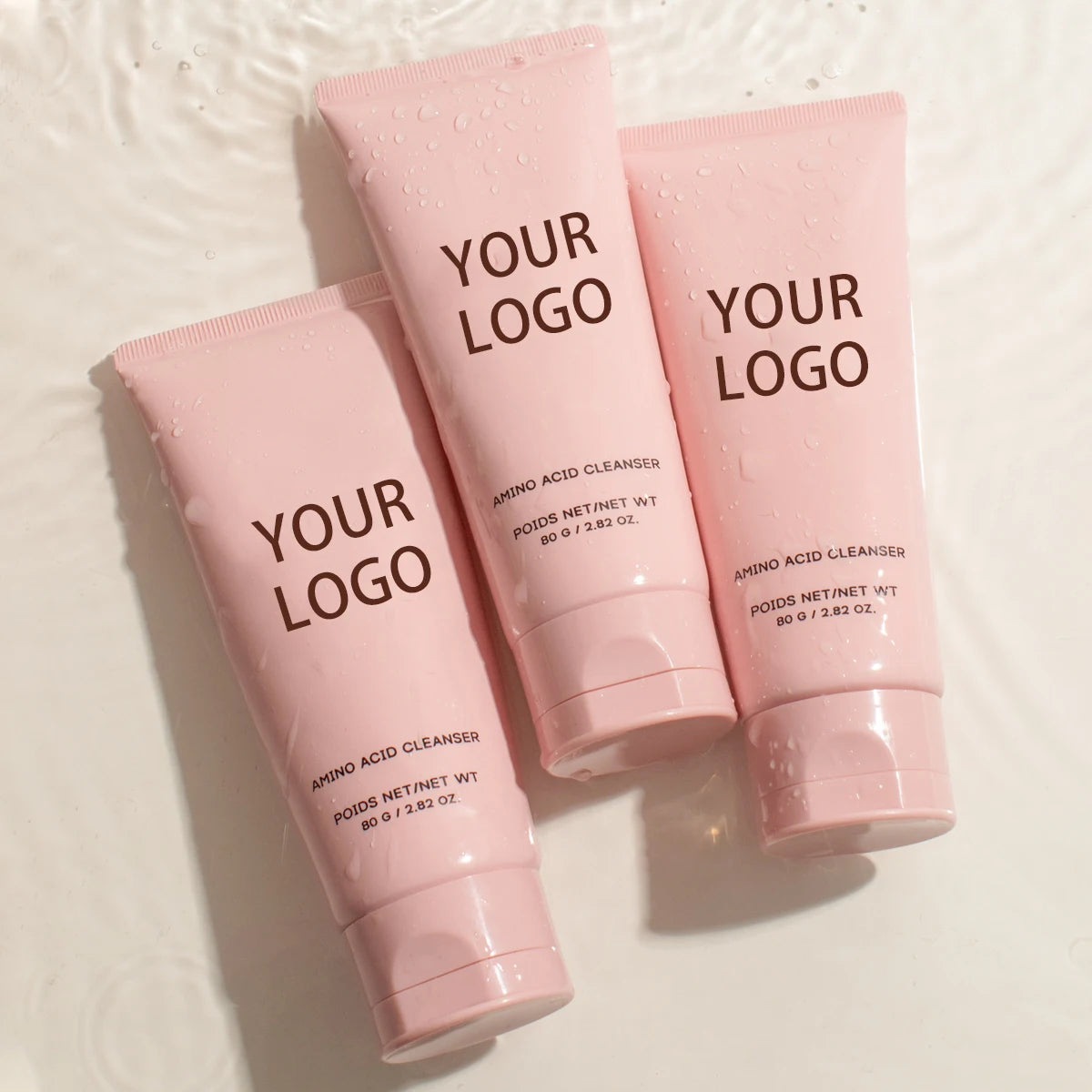 Custom Logo Vegan Private Label Face Cleanser for Sensitive Skin Care Products Face Wash Amino Acid Cleanser Facial Cleanser
