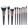 Wholesale Hot Style 11 Pieces Black Makeup Brush Set ABS Profesional Makeup Brush Set Makeup Brush Set with Cylinder case