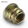 Furniture Insert Nut  Woodworking Accessories M6 Bolt Fastener Screw Connector Hexagonal Embedded Threaded Rivet Insert Nuts