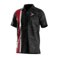 Oem Workout Training Printing Short Sleeve Bowling Shirt Buttons Casual Shirts for Men