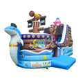 Inflatables Dolphin Octopus Pirate Ship Gonfiabili Maison Gonflable Inflatable Bouncy Castle with Slide