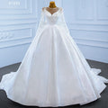 Jancember RSM67233 Ball Gowns for Women Wedding Gowns Dress Bridal Long Sleeve