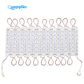 WEPPGO 220V/110V Vertical 6 Lens SMD 2835 LED Injection Round Led Module for Advertising