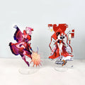 Acrylic Booth Model Board Desktop Decoration Booth logo Key Chain Gift Cartoon Characters