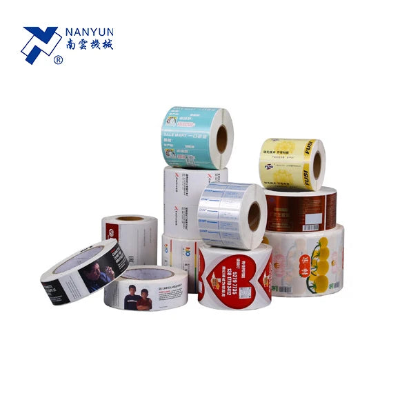 Self-Adhesive Sticker Roll Label for Food Toy Beverage Shipping Industries for Use on Labeling Machines
