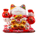 15 Inches Piggy Bank Porcelain Large Super Big Size Wealth Ceramic Fortune Lucky Cat for  Fortune Hand Business Ornaments