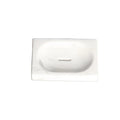 Wholesale Custom Rectangle Square Marble Stone Bamboo Soap Dishes Tray Washroom Decorations White Marble Soap Dish Holder