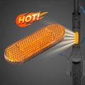 Superbsail Safety Front ABS Reflective Tube Night Warning Reflector for Xiaomi Mi Electric Scooter 1S Pro Pro2 M365 Accessories