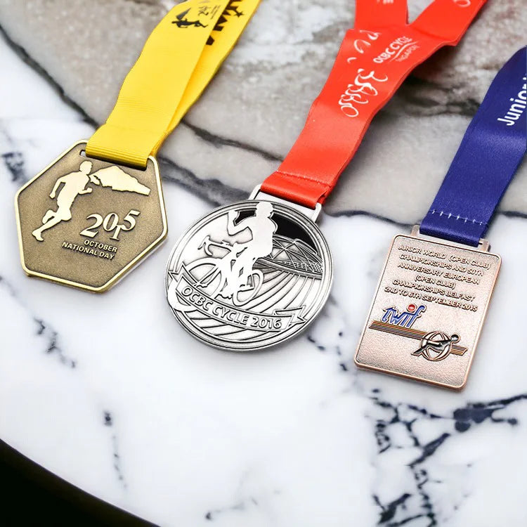 Custom Metal Medal Award Design for Taekwondo Finisher Factory USSR Sports Medal Metal Crafts Product