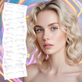 New Design 3D Stereoscopic Laser Facial Tattoo Sticker Waterproof Paper Body Application for Sweat Water Temporary Print