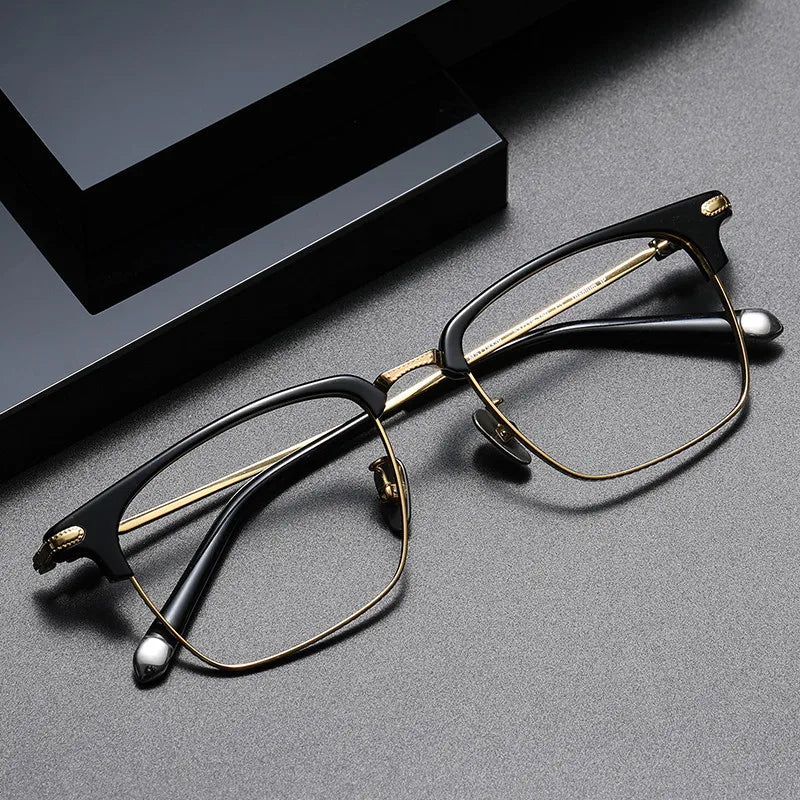 CS19339 Best Sale Factory Supply Pure Titanium Frames Eyewear Frame Optical Glasses in Stock