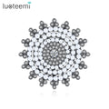 LUOTEEMI Safety Pin Brooch Customize Brooches Women Jewelry Imitation Pearl Pins for Women Wholesale MegaBDM