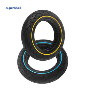Superbsail Escooter Durable Solid Rubber Tires 10x2.5 Non-Pneumatic Damping Rubber Tyres Wheel Scooter Electric Tires Wheels