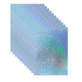 Non-printed A4 Holographic Top Layer Film BOPP Cold Laminate Sheet Single Side Adhesive Laminating Film for Party Favor
