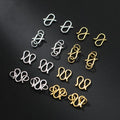 Wholesale 925 Sterling Silver Accessory Clasp S and W Shape for Bracelet Necklace Making