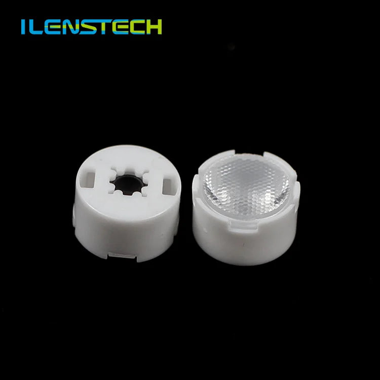 ILENSTECH 45 Degree Led Optics Lens 13mm Led Lens with Holder for 3030 3535 /secondary Optics