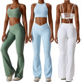 Active Wear Women Yoga Workout Gym Wear Clothes Seamless Set Yoga Fitness Sport Suit Fitness Yoga Wear Flares Pants Legging