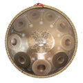 9 10 Notes Handpan Drum Musical Instrument Mandala Design in D Minor Krud With Hand Pan Bag and Stand