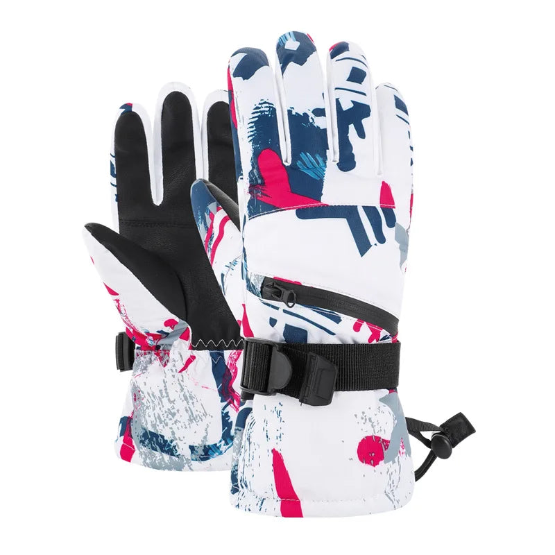 Winter Insulated Ski Gloves for Men Women Waterproof 3M Thinsulate Thermal Gloves Touchscreen Technology Windproof Bike Cycling