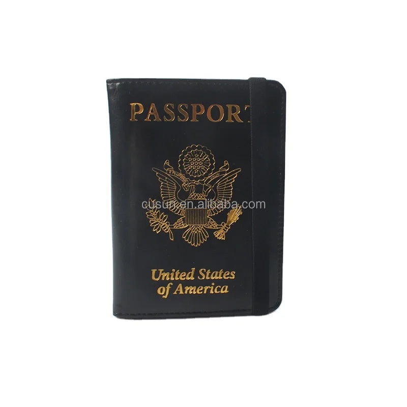 Wholesale Passport Cover Holder Pu Leather Custom Personalized Passport Holder