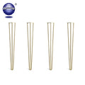 Modern Iron Hairpin Table Legs with Powder Coated Finish for Living Room Bedroom Kitchen Bathroom Home Bar & Hospital Use