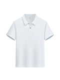 2026 Summer New High Quality Slimming Business for POLO Shirt Breathable with Double White Edge Print Design