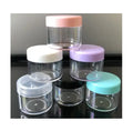 20g Clear Plastic Cosmetic Container Round Shape Empty Face Cream Jar for Skin Care Made From PS Material