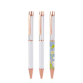 New Design DIY Sublimation Empty Tube Pen DIY Ballpoint Pens Sublimation Snow Globe Pens