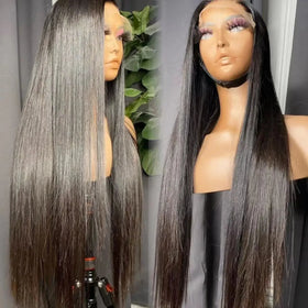 Cheap Raw Peruvian Glueless Full Hd Lace Wigs Human Hair Lace Front Wigs for Black Women Bone Straight Full Hd Lace Frontal Wigs