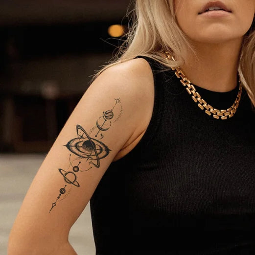 Custom Fashion Design Temporary Women Arm Henna Fake Waterproof Tattoo Sticker 15 Day Last Gardenia Extract Waterproof Henna