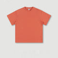 Rightdo 100% Combed Cotton Oversized T-shirts New Launch Drop Shoulder 305GSM Big Tall High Street Heavyweight Plain Knitted