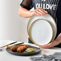 Gold Edge Melamine Plates Picnic Plate Melamine Melamine Plates for Restaurant