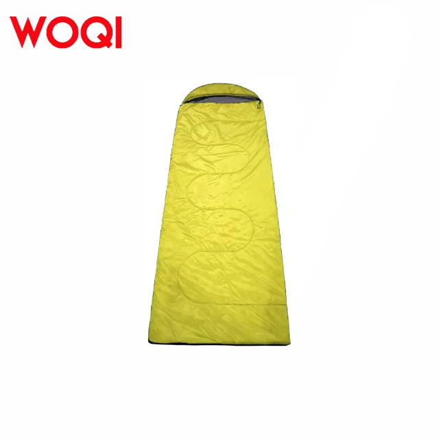 WOQI Factory Wholesale Portable  Waterproof Sleeping Bag Adults 3 Seasons Polyester Indoor Outdoor Winter Cold Weather